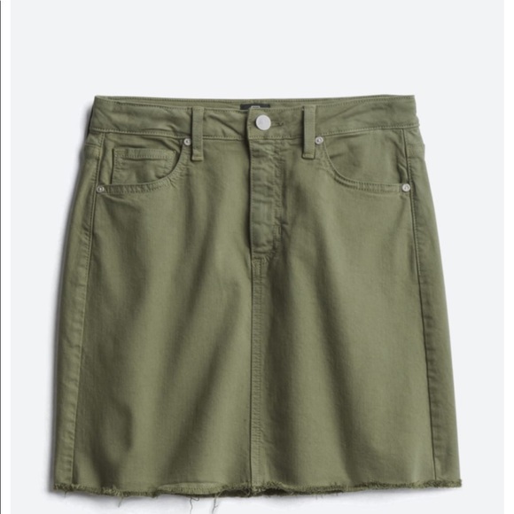 just black tatiana denim skirt